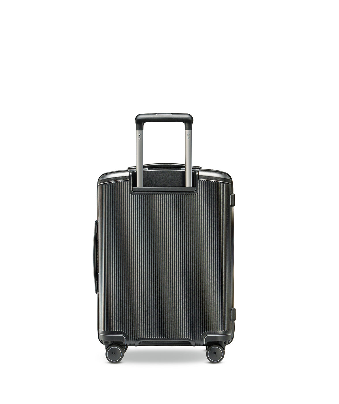 Echolac Dynasty VLX hardside suitcase in Earth Black, Cabin size (55 cm), back view