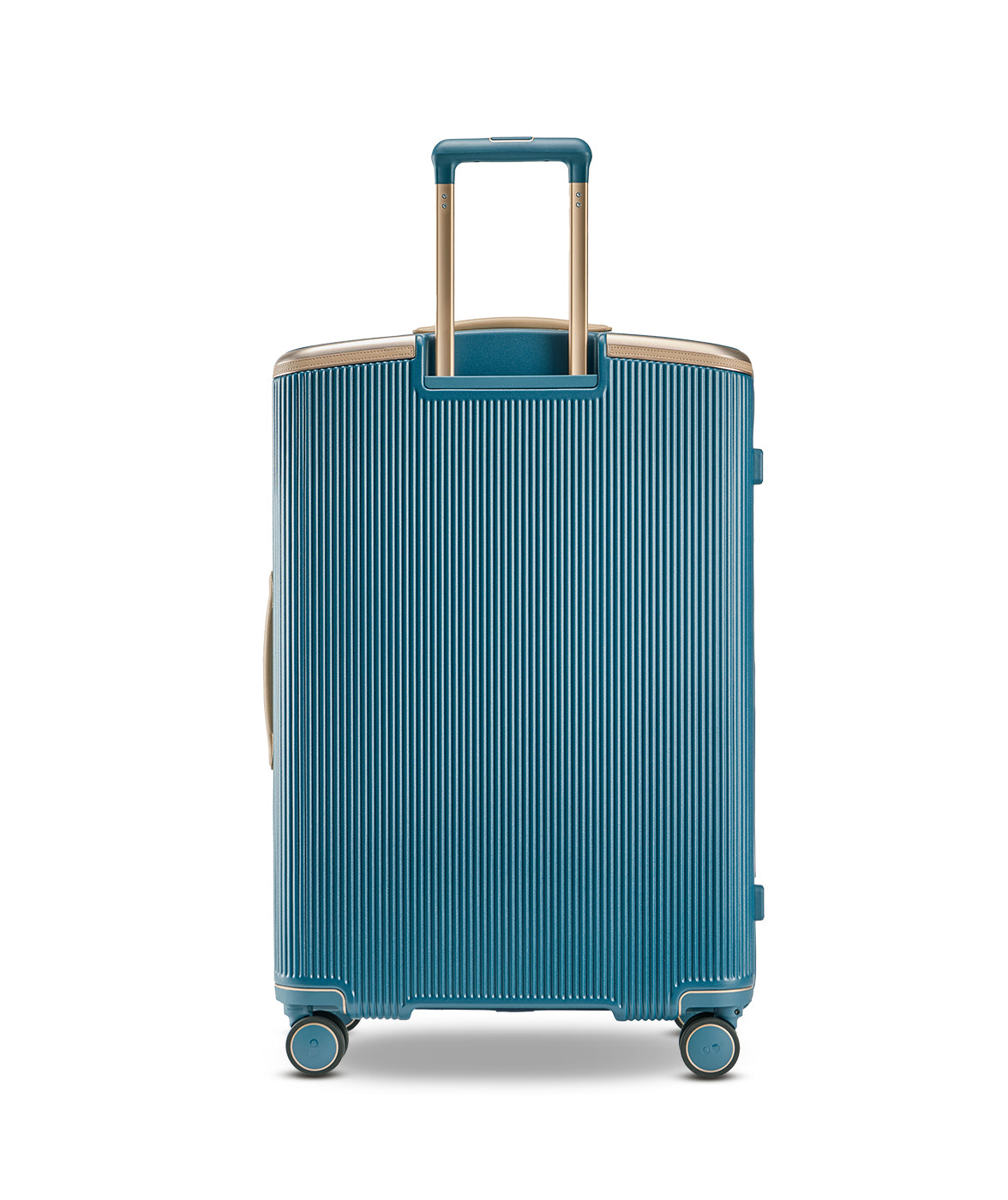Echolac Dynasty VLX hardside suitcase in Ocean Indigo, Large size (75 cm), back view