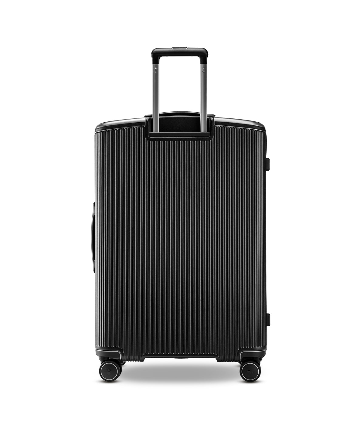 Echolac Dynasty VLX hardside suitcase in Earth Black, Large size (75 cm), back view