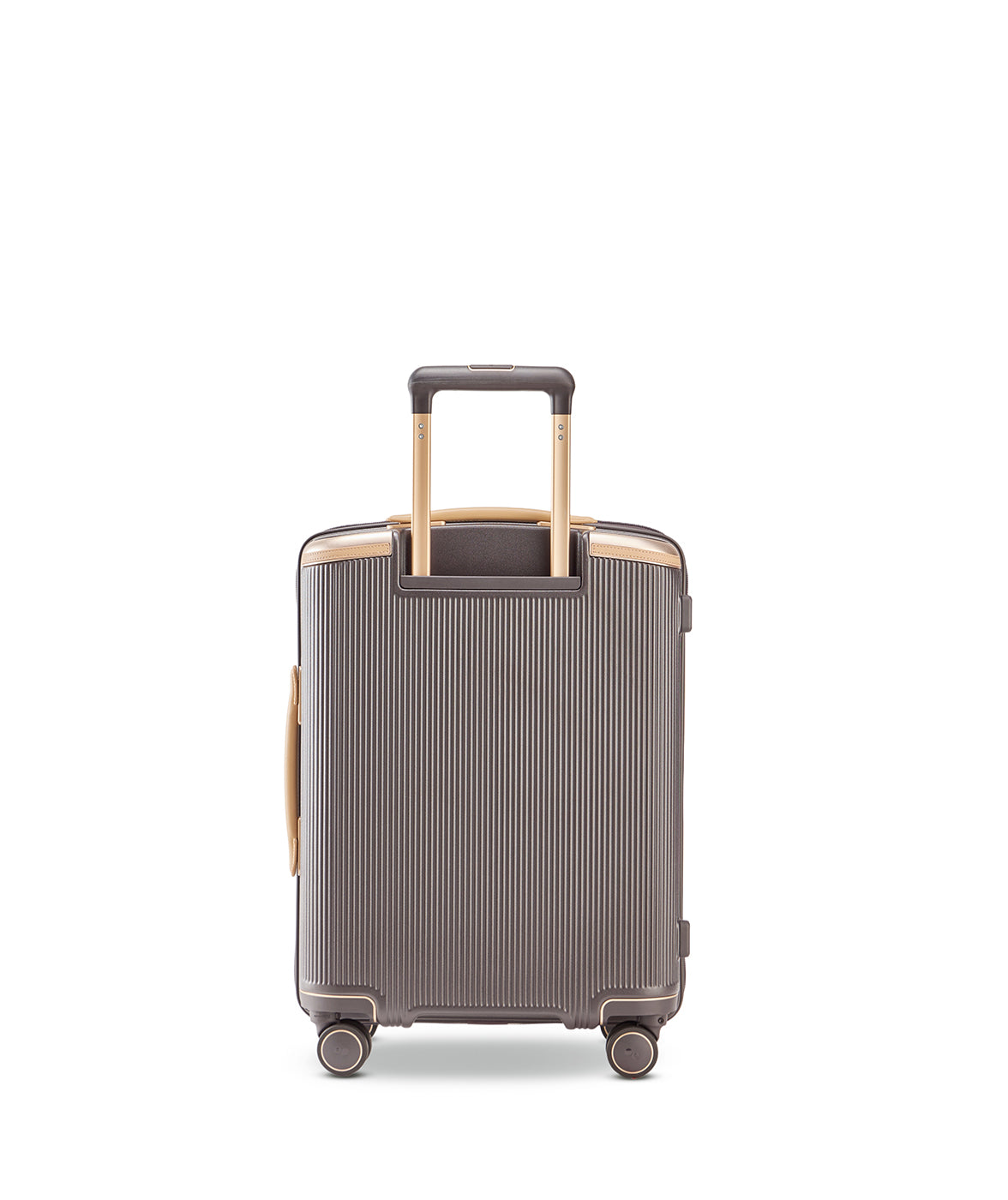 Echolac Dynasty VLX hardside suitcase in Dark Chocolate, Cabin size (55 cm), front view